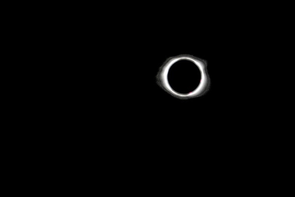 Total eclipse as seen from Belton, South Carolina. The solar eclipse of August 21, 2017 was a total eclipse visible within a band across the entire contiguous United States. Not since the February 1979 eclipse had a total eclipse been visible from anywhere in the mainland United States.