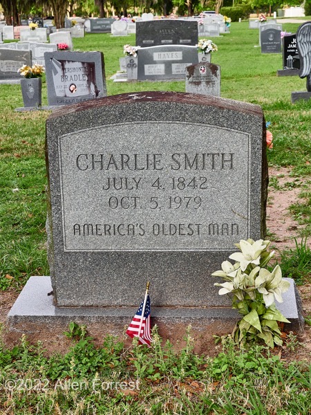 Charlie Smith was 137 when he died